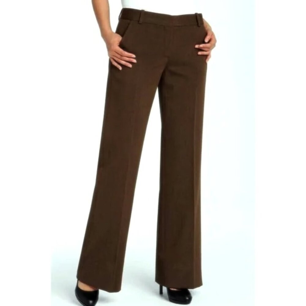 Theory Brown Low Rise Vintage Pants-size 6